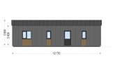 Casa prefabbricata abitabile NICOLE PV (Coibentata PLUS, 44 mm + rivestimento), 67 m² specification 4