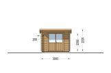 Casetta in legno da giardino MALTA (34 mm), 3x3 m, 9 m² specification 2