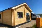 Casa in legno abitabile PAULA (Coibentata, 44+44 mm), 129 m² customer 2