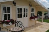 Casetta in legno da giardino CLARA con deposito attrezzi (66 mm), 7x4 m, 28 m² customer 1