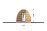 Casetta in legno da giardino BRETA S (44 mm), 3x6 m, 18 m² specification 2
