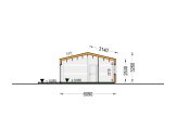 Casa in legno abitabile NICOLE (Coibentata, 44 mm + rivestimento), 68 m² specification 6