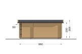 Casetta in legno da giardino OAK (34 mm), 6x3 m, 16 m² specification 4