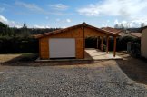 Garage in legno (44 mm) 4x6 m + tettoia auto in legno 3x6 m customer 1