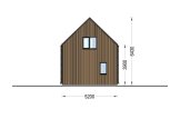 Casa prefabbricata abitabile ALINA PV (Coibentata PLUS, 44 mm + rivestimento), 46 m² specification 5