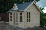 Casetta in legno da giardino CLOCKHOUSE (44 mm), 4x3 m, 12 m² customer 2