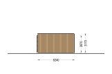 Casa in legno abitabile BELLA 3 RV (Coibentata PLUS, 44 mm + rivestimento), 75 m² specification 3