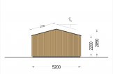 Casetta in legno da giardino PIA (Coibentata, struttura in legno), 5x3 m, 15 m² specification 4
