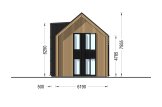 Casa in legno abitabile ASTRID RV (Coibentata PLUS, 44 mm + rivestimento), 92 m² specification 6