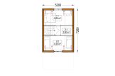Casa prefabbricata abitabile ALINA PV (Coibentata PLUS, 44 mm + rivestimento), 46 m² specification 2