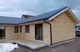 Casa in legno abitabile PAULA (Coibentata, 44+44 mm), 129 m² customer 3