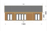 Casa in legno ADALINE S (44 mm), 45 m² specification 2