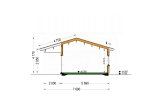 Casa in legno abitabile HOLLAND RV (Coibentata PLUS, 44 mm + rivestimento), 116 m² specification 9