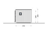 Casetta in legno da giardino INES (Coibentata, 34 mm + rivestimento), 6x3 m, 18 m² specification 3