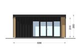 Casetta in legno da giardino EVELIN PLUS (Coibentata, 34 mm + rivestimento), 6x3 m, 15 m² specification 2