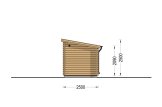 Sauna da esterno VIGOR (44 mm), 5.3x2.5 m, 4.9 m² specification 4