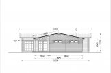 Casa in legno BERTA (66 mm), 72 m² + 18 m² di porticato e garage di 20 m² specification 3