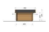 Casetta in legno da giardino DREUX (34 mm), 5x4 m, 18 m² specification 3