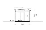 Casetta in legno da giardino EVA (34 mm), 6x3 m, 8 m² specification 6