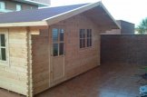 Casetta in legno da giardino DREUX (66 mm), 5x4 m, 20 m² customer 1