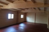 Garage in legno doppio (44 mm) 6x9 m customer 2