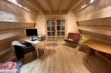 Casetta in legno da giardino TIPI (44 mm), 4.5x7 m, 23 m² +14 m² soppalco customer 2
