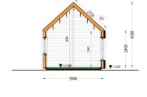 Casa in legno abitabili SALLY (Coibentata, 34 mm + rivestimento), 20 m² specification 6