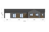 Casa prefabbricata abitabile TESSA PV (Coibentata PLUS, 44 mm + rivestimento), 130 m² specification 2