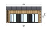 Casa in legno abitabile ANGELA RV (Coibentata PLUS, 44 mm + rivestimento), 43 m² specification 2