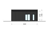 Casa in legno abitabile MALLY RV (Coibentata PLUS, 44 mm + rivestimento), 70 m² specification 5