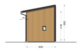 Casa in legno abitabile SOPHIA RV (Coibentata PLUS, 34 mm + rivestimento), 20 m² specification 6