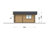Casetta in legno da giardino NINA (34 mm), 5x5 m, 25 m² specification 3