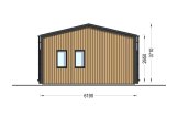 Casa in legno abitabile ANGELA RV (Coibentata PLUS, 44 mm + rivestimento), 43 m² specification 3