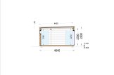Casa in legno PREMIUM S (Coibentata, 34 mm + rivestimento), 6.5x4.5 m, 30 m² specification 6