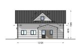 Casa prefabbricata abitabile VERA PV (Coibentata PLUS, 44 mm + rivestimento), 127 m² specification 3