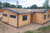Casa in legno BERTA (44+44 mm), 72 m² + 18 m² di porticato e garage di 20 m² customer 3