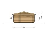 Casetta in legno da giardino NINA (34 mm), 5x5 m, 25 m² specification 4