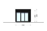 Casetta in legno da giardino INES (34 mm + rivestimento), 6x3 m, 18 m² specification 5