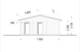 Casa in legno MILA (44 mm), 56 m² specification 3