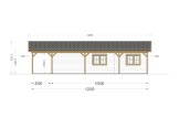 Casa in legno CARLOTA S (58 mm), 90 m² specification 3