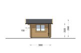 Casetta in legno da giardino WISSOUS (44 mm), 5x3 m, 15 m² specification 5