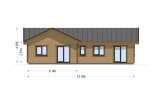 Casa in legno abitabile PAULA RV (Coibentata PLUS, 44 mm + rivestimento), 118 m² specification 3