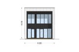 Casa prefabbricata abitabile KAYA 4L PV (Coibentata PLUS, 44 mm + rivestimento), 50 m² specification 3