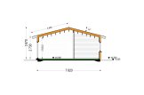 Casa prefabbricata abitabile JULIA PV (Coibentata PLUS, 44 mm + rivestimento), 95 m² specification 6