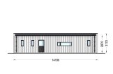 Casa prefabbricata abitabile BELLA 3 PV (Coibentata PLUS, 44 mm + rivestimento), 75 m² specification 4