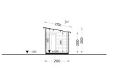 Sauna da esterno VIGOR (44 mm), 5.3x2.5 m, 4.9 m² specification 6