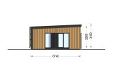 Casa in legno abitabile CARLA RV (Coibentata PLUS, 44 mm + rivestimento), 66 m² specification 3