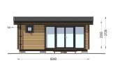Casa mobile ARTUR M (Coibentata, 34 mm + rivestimento), 6x3 m, 15 m² specification 2