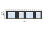 Casa prefabbricata abitabile KAYA 3 PV S (44 mm + rivestimento), 70 m² specification 2