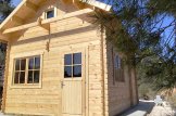 Casetta in legno con mezzanine AVIGNON (58 mm), 20 m² + 16 m² customer 1